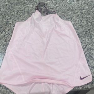Nike shirt pink and dark pink arm Straps